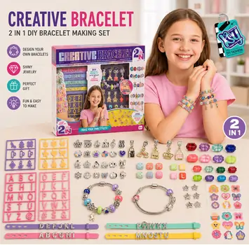 Creative Bracelet Making Set - სათამაშო დასამზადებელი სამაჯურები