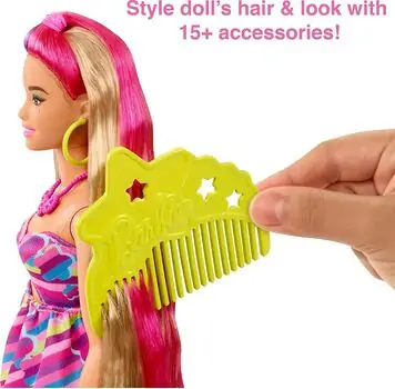 Barbie Dolls with Long Gorgeous Hair MTL-HCM89 ბარბის თოჯინა აქსესუარებით, 4 image