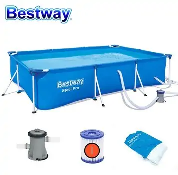Bestway 56411 Steel Pro with Filter Pump - კარკასული აუზი კარტრიჯული ფილტრით, 4 image