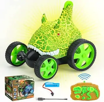 Dinosaur Stunt Car საბავშვო სათამაშო მანქანა დისტანციური მართვით, 2 image