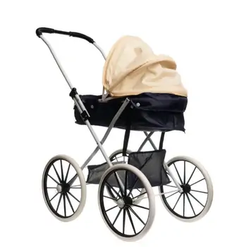 Vintage Stroller For Kids Black - ვინტაჟური სათამაშო ეტლი, 2 image