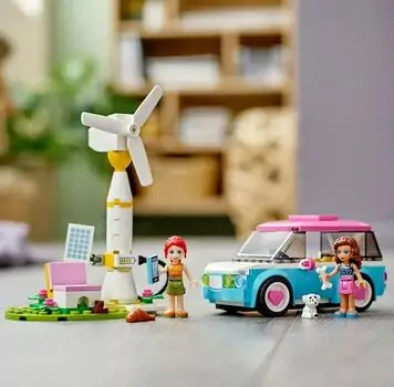 LEGO Friends Olivia's Electric Car Toy 41443, 2 image