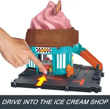 Hot Wheels City Downtown Car Park Playset ჰოთ ვილსის ტრასა, 4 image