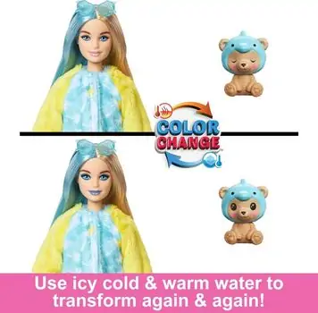 Barbie Cutie Reveal Dolls Cute Costume Series თოჯინა ფერის ტრანსფორმაციით, 4 image