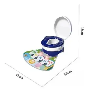 Multifunctional Baby Potty With Musical Carpet - ღამის ქოთანი მუსიკალური ხალიჩით, 3 image