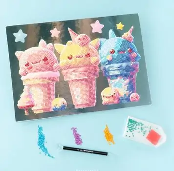 Ice Cream Diamantiny - თვლებით ხატვა
