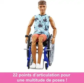 Barbie Ken Doll with Wheelchair - კენის სათამაშო თოჯინა, 5 image