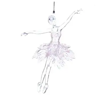 White Ballerina Hanging Decoration - ნაძვის ხის სათამაშო, 2 image