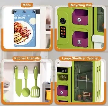 Home Kitchen Set With Spray - სათამაშო სამზარეულო, 5 image