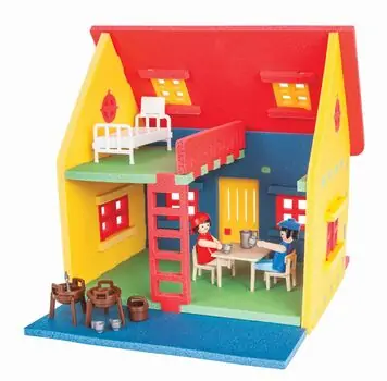 Pilsan-ის სათამაშო კონსტრუქტორი 03 481 POLY MINI HOUSE, 3 image