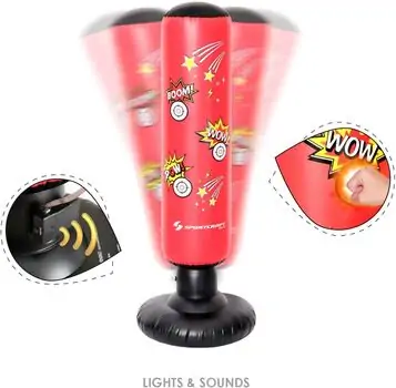 SPORTCRAFT Electronic Punching Bag ბოქსის სავარჯიშო ტომარა, 4 image
