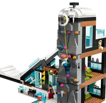 Lego City 60366 Ski and Climbing Center, 6 image