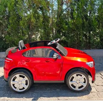 Mercedes Benz Painted Red - ელექტრო მანქანა კაუჩუკის საბურავებით, 5 image