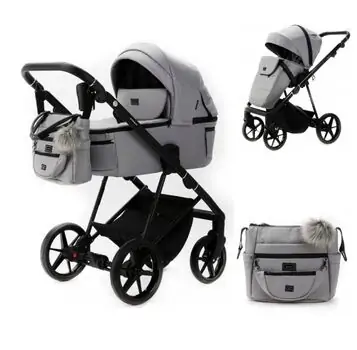 Adamex Vasco 3 in 1 Stroller TK56 - საბავშვო ეტლის კომპლექტი, 2 image