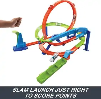 Hot Wheels HTK16 Loop Cyclone Challenge Playset - ჰოთ ვილსის სათამაშო ტრასა, 2 image