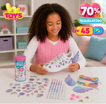 Make It Real STICKER CHIC RAINBOW STREET აქსესუარების გასაკეთებელი ნაკრები [CLONE]