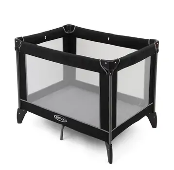 Graco COMPACT BLACK GREY  საწოლ-მანეჟი