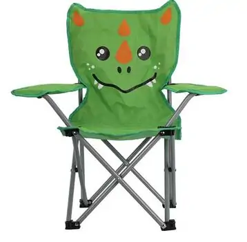 Koopman Folding Chair Child Green Dinosaur - საბავშვო დასაკეცი სკამი