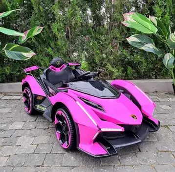 Lamborghini V12 Sports Car Pink - ელექტრო მანქანა, 2 image