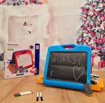 Portable Drawing Board - საბავშვო ორმხრივი სახატავი დაფა, 2 image