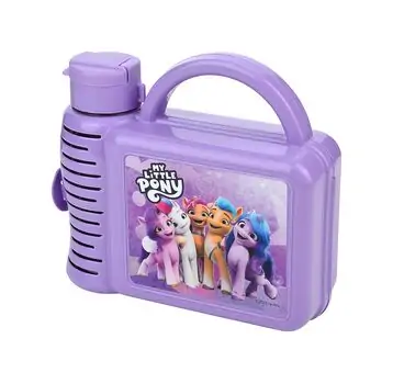 Tuffex My Little Ponny Lunch Box Set With Water Bottle  - საბავშვო ლანჩ-ბოქსი, წყლის ბოთლით