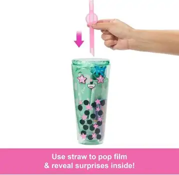 Barbie Pop Reveal Bubble Tea Series Fashion Doll - ბარბის სათამაშო თოჯინა, 3 image
