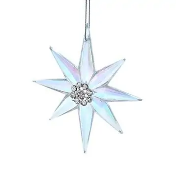 Snowflake With Stones Hanging Decoration - ნაძვის ხის სათამაშო