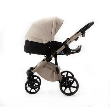 Adamex Nola Natura 3 in 1 Stroller Vanilla - საბავშვო ეტლის კომპლექტი, 9 image