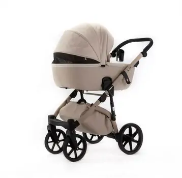 Adamex Nola Natura 3 in 1 Stroller Vanilla - საბავშვო ეტლის კომპლექტი, 6 image