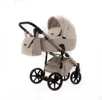 Adamex Nola Natura 3 in 1 Stroller Vanilla - საბავშვო ეტლის კომპლექტი, 3 image