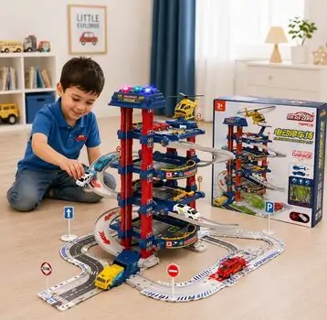 City Track With Cars - სათამაშო ტრასა მანქანებით, 4 image