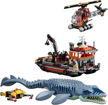 Lego Jurassic World 77983 Mosasaurus Dinosaur Boat Attack, 3 image