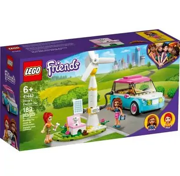 LEGO Friends Olivia's Electric Car Toy 41443, 6 image