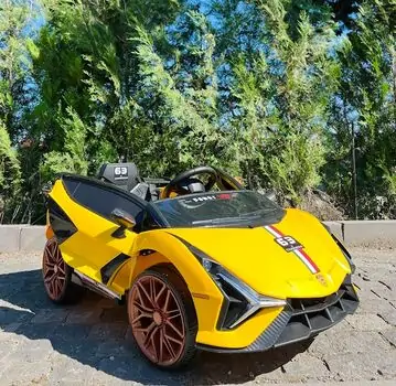 Electric Car Speed 63 Yellow - ელექტრო მანქანა, 3 image