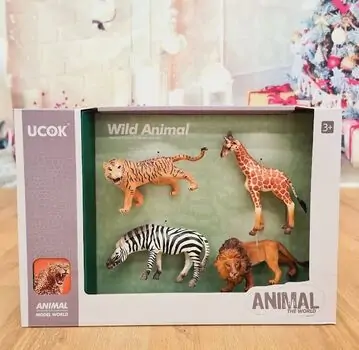 Wildlife Animals Set - სათამაშო ცხოველების ნაკრები