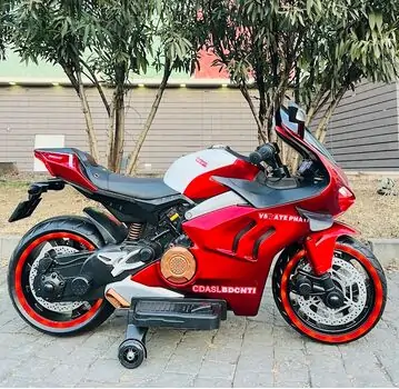 Electric Motorcycle Red - ელექტრო მოტოციკლი, 3 image