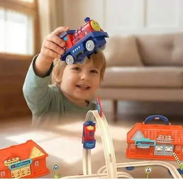 Track City Portable Train Set - სათამაშო ქალაქის ტრასის ნაკრები, 8 image