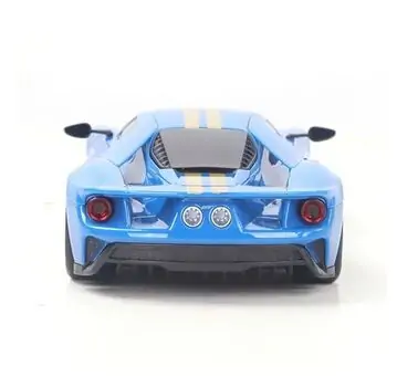 Remote Control Blue Licensed Car 2022 Ford GT Heritage - სათამაშო დისტანციურად მართვადი ფორდის მანქანა, 6 image