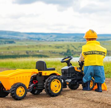 Pilsan 07 318 Active Pedal Operated Tractor With Loader And Trailer - საბავშვო ტრაქტორი მისაბმელით, 3 image