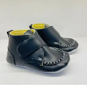 Papulin Baby Shoes 0-12 Months 3135 ჩვილის ფეხსაცმელი BLACK