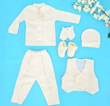 For Little Angel Boy White Set ნათლობლის კომპლექტი ახალშობილისთვის 1100