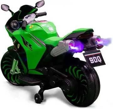 Motorcycle Ferarri Green - ელექტრო მოტოციკლი, 3 image