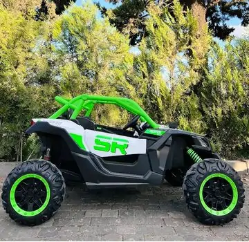 RC Racing Super Car Green - ელექტრო მანქანა კაუჩუკის საბურავებით, 5 image