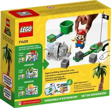 Lego Super Mario 71420 Rambi the Rhino Expansion Set, 4 image