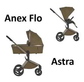 Anex Flo 2x1 Astra საბავშვო ეტლის კომპლექტი