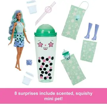 Barbie Pop Reveal Bubble Tea Series Fashion Doll - ბარბის სათამაშო თოჯინა, 6 image