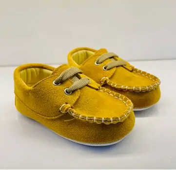 Papulin Baby Shoes 0-12 Months 3128 ჩვილის ფეხსაცმელი YELLOW