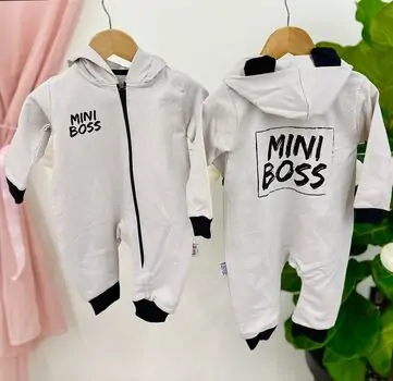Mini Boss Romper 6034 White რომპერი