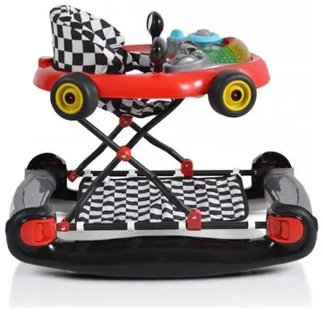 Moni Baby Walker Prixy 3 in 1 Red - საბავშვო ჭოჭინა, 2 image