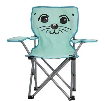 Koopman Folding Chair Child Light Blue Seal - საბავშვო დასაკეცი სკამი